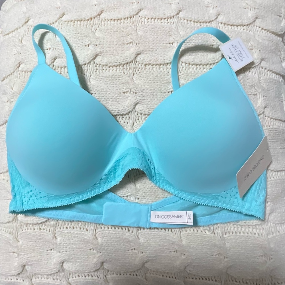 On Gossamer Light Blue Seamless Bra